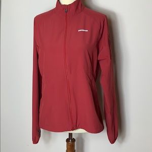 Patagonia traverse running windbreaker **EUC red S